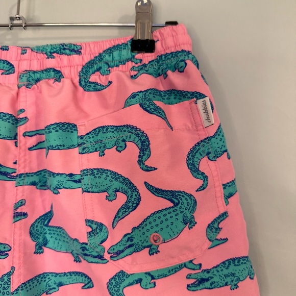 EUC Chubbies Swim Trunks | Size M | Pink Gator Print Quick-Dry - Picture 5 of 6
